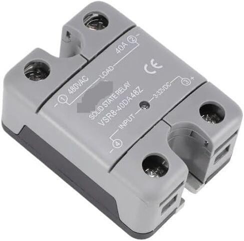 VSR8 Single Phase SSR Zero Crossing Type DC Control AC 10DA 25DA 40DA 60DA 80DA 100DA 120DA Real 24-480V Output(SSR-100DA) in Saudi Arabia