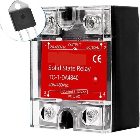 10A 25A 40A 60A 100A Solid State Relay SSR DA المرحلة الواحدة DC CONTROL CONFT AC Heaf Cont 3-32VDC Control SSR-10DA 25DA SSR-40DA (80DA) in Saudi Arabia