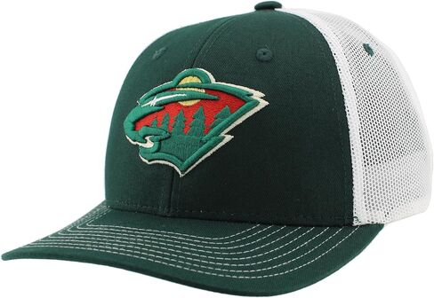 ZHATS NHL Officially Licensed Adjustable Snapback Hat Dakota Icon Team Color in Saudi Arabia