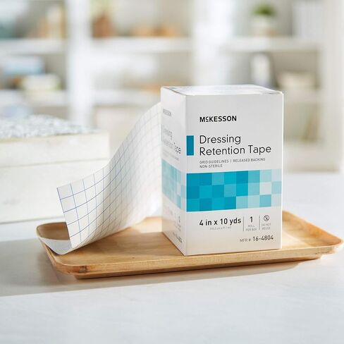 شريط الاحتفاظ بخلع الملابس McKesson ، إرشادات غير سليدية ، شبكات ، 4 في × 10 ياردة ، لفة 1 in Saudi Arabia