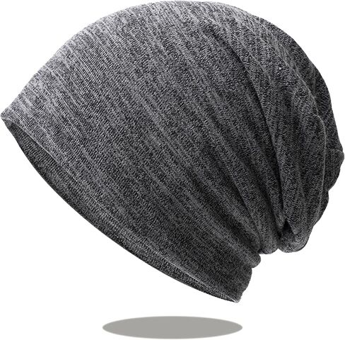 Slouchy-Beanie-Hat for Women-Men Soft Thin Elastic Lightweight Skull-Cap-Hip-Hop-Sleeping-Cap in Kuwait