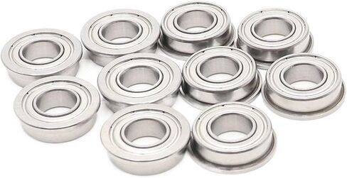 10pcs F6201/F6201 P5 Miniature Flange Bearing 12x32x10mm High Speed Flanged Ball Bearings(F6201) in Saudi Arabia