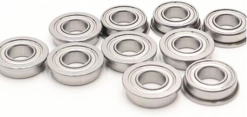 10pcs F6201/F6201 P5 Miniature Flange Bearing 12x32x10mm High Speed Flanged Ball Bearings(F6201) in Saudi Arabia