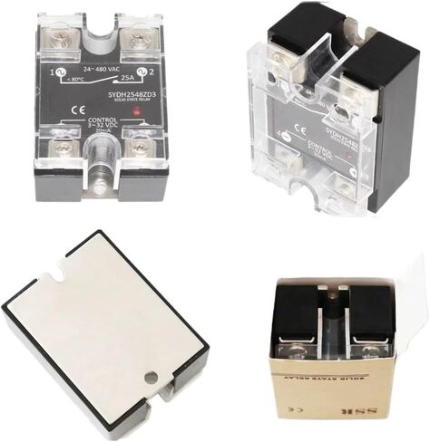 LOME LIFE SSR-10DA 25A 40A 60A 80A 100A 120A ZERO Crossing DC/AC 24-480VAC Solid Slays Melays لحماية التتابع (SSR-25DA) in Kuwait