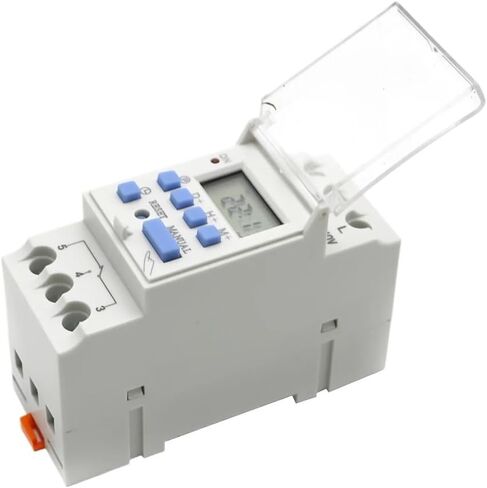 THC15A TYPE DIN RAIL 2 WIRE WIEDLY 7 DAYS DIGHTS DIGITMALITY TIME TIME RELAY TIMER CONTROL AC 220V 230V 12V 24V 48V 16A (15A ، 1NO 12V AC DC) in Saudi Arabia