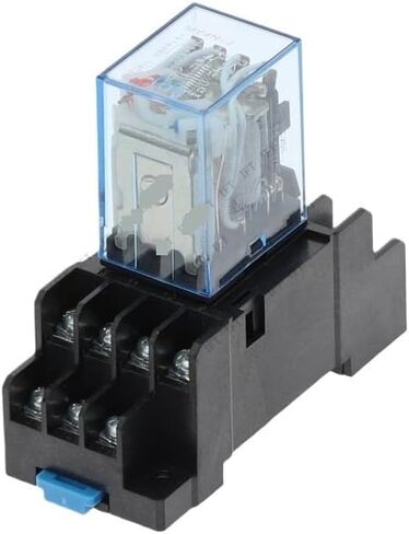 5set my4nj Coil AC12V AC24V DC12V DC24V DC 36V AC110V AC220V HH54P 5A ترحيل الغرض الكهرومغناطيسي المصغر مع القاعدة (AC 36V) in Saudi Arabia