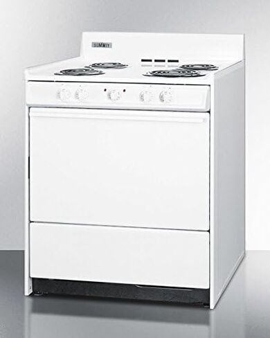 Summit WEM210 Kitchen Electric Cooking Range, White in Saudi Arabia