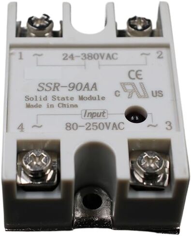 وحدة ترحيل الحالة الصلبة SSR-90AA SSR-90 AA SSR 90A 80-250VAC مدخلات إلى صناعة الإخراج 24-380VAC in Saudi Arabia