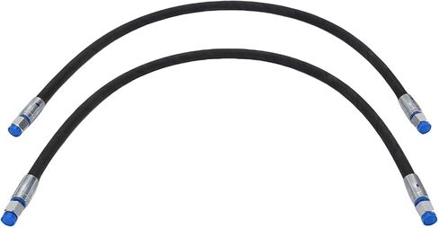 2PCS Excavator Diverter Valve Hoses M14 Interface 32in Length Throttle Valve Rubber Hose Optimized Hydraulic Functionality for Mini Excavators in Saudi Arabia