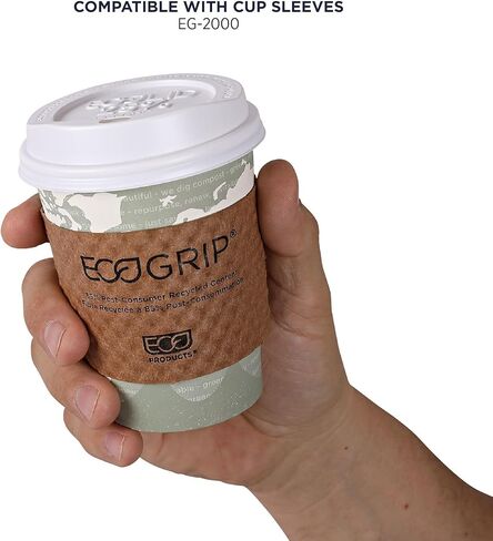 أكواب ساخنة قابلة للتكوين من ايكو برودكتس - 311.8 مل - حالة من 1000 - EP-BHC12-WA, 12 ounce in Kuwait