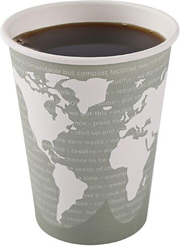 أكواب ساخنة قابلة للتكوين من ايكو برودكتس - 311.8 مل - حالة من 1000 - EP-BHC12-WA, 12 ounce in Kuwait