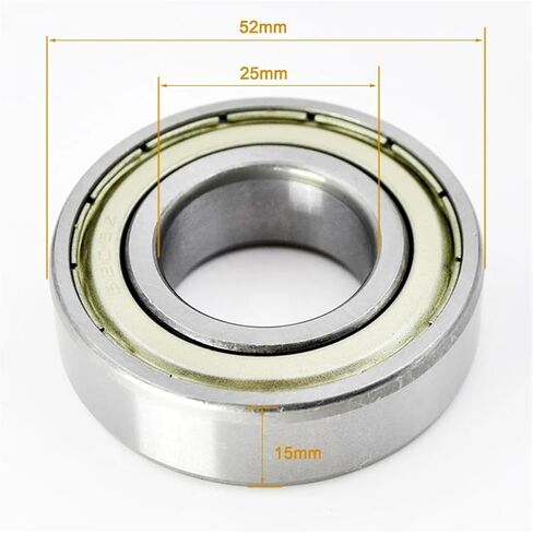 6204 6205 2Z ZZ 6202ZZ 6205ZZ Chrome Steel Deep Groove Ball Bearings 2Pcs(6202ZZ 15X35X11mm) in Saudi Arabia