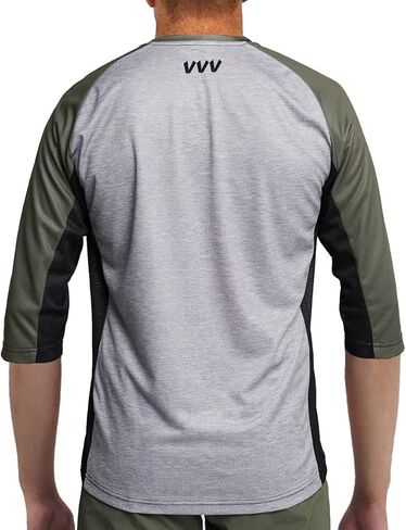 Men 3/4 Sleeve Motocross Downhill Shirt Road Sport Bicycle Jersey MTB Summer Top Clothes Wear Bike Mountain Cycling Clothes in Saudi Arabia