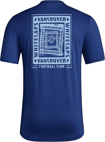 adidas Men's Vancouver Whitecaps FC Local Warp Pre-Game Short Sleeve T-Shirt in Saudi Arabia