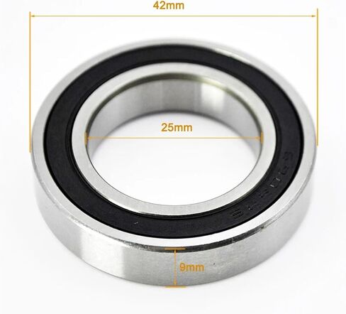 6900 6901 6902-6905 2RS 6900RS 6901RS-6904RSDeep Groove Ball Bearings 2PCS (6901-2RS 12x24x6mm) in Kuwait