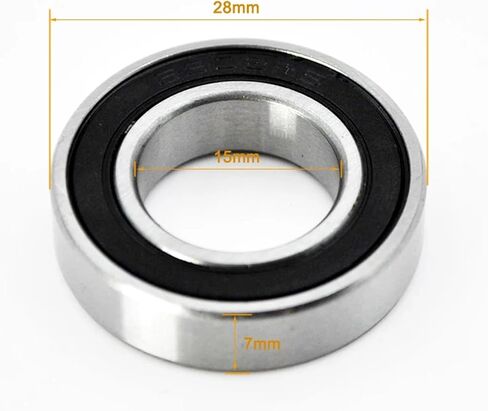 6900 6901 6902-6905 2RS 6900RS 6901RS-6904RSDeep Groove Ball Bearings 2PCS (6901-2RS 12x24x6mm) in Kuwait