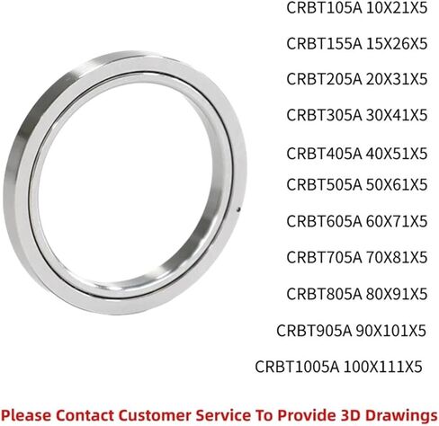 1pcs CRBT505 Crossed Roller Bearing 50X61X5 CRBT505A P5 in Kuwait