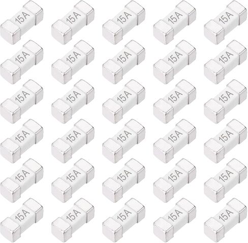 MECCANIXITY 50Pack 125V 1A Surface Mount Device Fuse, One Time Fast Acting Surface Mount 1808 Square Ceramic Fuses for LED Lighting Battery Devices Telecom System Over Current Protection in Saudi Arabia