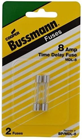 BP/MDL-8 MDL Glass Fuse ، 8 أمبير من Cooper Bussmann in Saudi Arabia