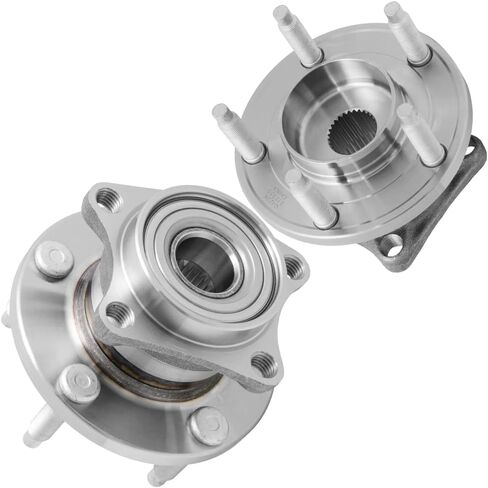 [2-Pack] 512335 - Rear Driver and Passenger Side Wheel Hub Bearing Assembly Compatible with [AWD ONLY] 2007-2010 Lincoln MKX, 2007-2010 Ford Edge in Saudi Arabia
