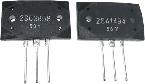 2SA1494 2SC3858 MT-200 NPN + PNP Audio Amplifier Transistor 5pairs in Saudi Arabia