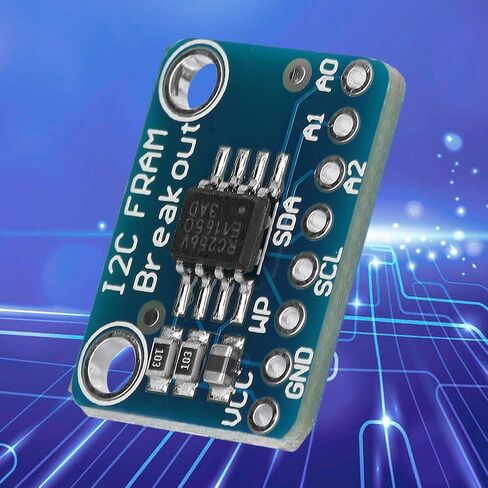 ذاكرة Dioche MB85RC256V ، لوحة Fram 8 كيلو بايت لتسجيلات بيانات الطاقة المنخفضة والتخزين المؤقت ، على مدار الساعة غير المتطايرة ، 20 ميجا هرتز ، قراءة فورية الكتابة in Kuwait