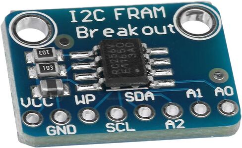 ذاكرة Dioche MB85RC256V ، لوحة Fram 8 كيلو بايت لتسجيلات بيانات الطاقة المنخفضة والتخزين المؤقت ، على مدار الساعة غير المتطايرة ، 20 ميجا هرتز ، قراءة فورية الكتابة in Kuwait