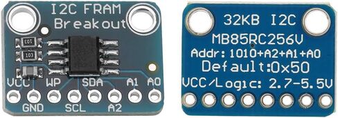 ذاكرة Dioche MB85RC256V ، لوحة Fram 8 كيلو بايت لتسجيلات بيانات الطاقة المنخفضة والتخزين المؤقت ، على مدار الساعة غير المتطايرة ، 20 ميجا هرتز ، قراءة فورية الكتابة in Kuwait
