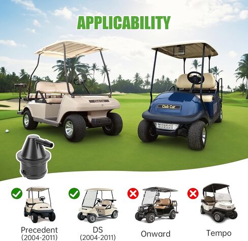 10L0L GOLF CART FUEL TANK ASSEMBLY متوافقة مع Club Car DS (1992-2015) PRIPSENT (2004-2015) ، يحل محل الجزء 1015143 ، 103905201 in Kuwait