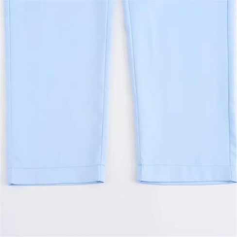 Women's Solid Color High Waist Ankle Pants in Kuwait