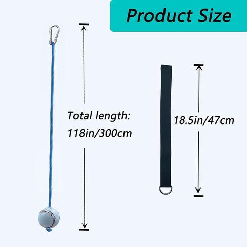 Baseball and Softball Batting Training Rope,Baseball Softball Hitting Trainer,Batting Swing Trainer for Baseball & Softball.Practice Baseball Swing Skills,and Hitting Performance in Saudi Arabia