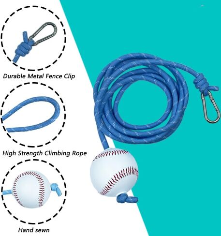Baseball and Softball Batting Training Rope,Baseball Softball Hitting Trainer,Batting Swing Trainer for Baseball & Softball.Practice Baseball Swing Skills,and Hitting Performance in Saudi Arabia