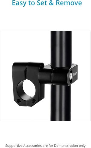 بروايم مشبك سرعة دوار 360 درجة لسيارة الكاميرا. يناسب اعمدة سقالة 42 ملم/1.65 انش. مصنوع من الالومنيوم، خفيف الوزن مع 3/8 انش - 16 فتحة ملولبة. قضيب سرعة التثبيت في اي زاوية (P-SRCL-01) in Kuwait