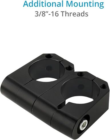 بروايم مشبك سرعة دوار 360 درجة لسيارة الكاميرا. يناسب اعمدة سقالة 42 ملم/1.65 انش. مصنوع من الالومنيوم، خفيف الوزن مع 3/8 انش - 16 فتحة ملولبة. قضيب سرعة التثبيت في اي زاوية (P-SRCL-01) in Kuwait