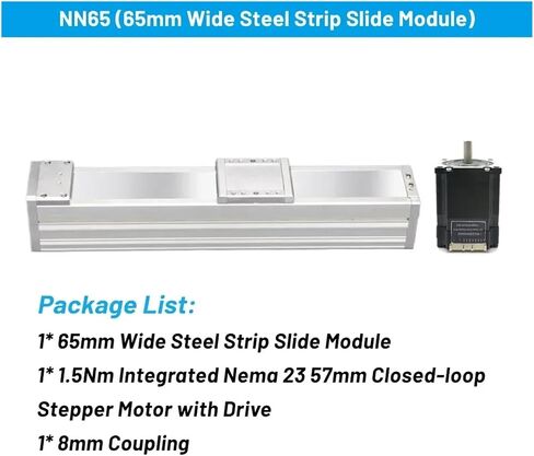 Fully Enclosed Sliding Table 65mm Wide Linear Rail SFU1605/1610(57 Motor Bracket,1000 SFU1610) in Saudi Arabia