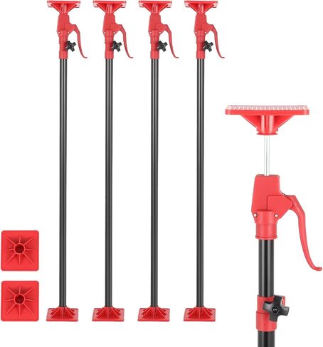 Cabinet Jack Support Pole, 45-114 Inch Adjustable Heights With 154 Lb Capacity, for Drywall Jack, Installing Cabinets 3rd Hand Rod in Saudi Arabia