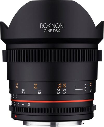 روكينون عدسة Cine DSX باطار كامل T3.1 بزاوية عريضة للغاية مقاس 14 ملم، لون اسود in Saudi Arabia