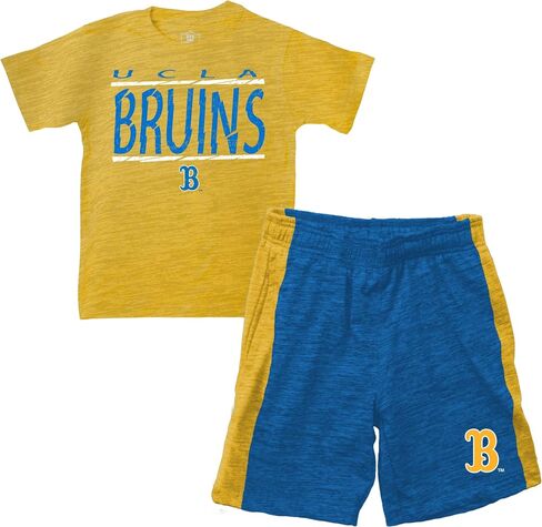 Wes and Willy Little Boys Sports Fan College Team Short and Shirt Set in Kuwait
