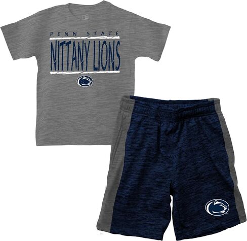 Wes and Willy Little Boys Sports Fan College Team Short and Shirt Set in Kuwait