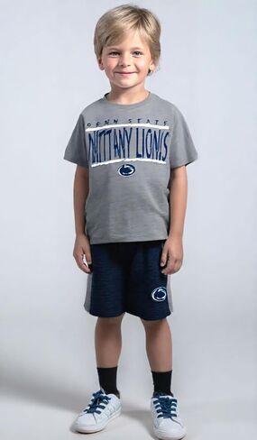 Wes and Willy Little Boys Sports Fan College Team Short and Shirt Set in Kuwait