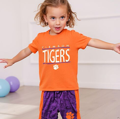 Wes and Willy Little Boys Sports Fan College Team Short and Shirt Set in Kuwait