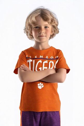 Wes and Willy Little Boys Sports Fan College Team Short and Shirt Set in Kuwait