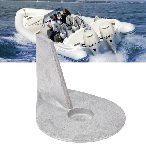 Marine Trim Tab Anode 822157T2, Acouto Boat Motor Trim Tab Anode Aluminum Alloy 822157T2 for Mariner 25‑502 4 Stroke in Kuwait