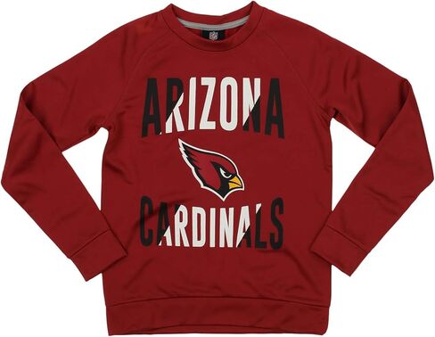 Outerstuff NFL Boys Youth (8-20) / Kids (4-7) Performance Fleece Crew Neck Long Sleeve Sweatshirt- Team Options in Saudi Arabia