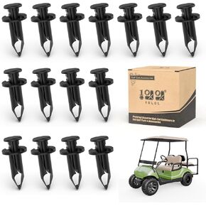 10L0L GOLF CART FLOOR FLOOR PUSH PUSH RIVETS لنماذج Yamaha (2007 -UP) - OEM 90269-09003 متوافق ، حزمة من 15 - ملائمة آمنة وسهلة التثبيت in Kuwait