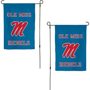 Desert Cactus University of Mississippi Um Garden Flag - 19 × 12 بوصة Mississippi Old Miss Rebels Banner ، للعرض في الهواء الطلق والأحداث (التصميم N) in Kuwait