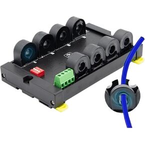 8-Channel AC-DC Current Transmission Detection Module Isolation 485 Communication Multi-Channel Open Current Acquisition transfo(12W-ACcollect-100A) in Saudi Arabia