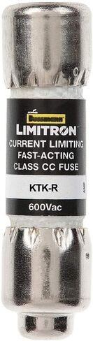 Cooper Bussmann Brand KTK-R-3-1/2 ( KTK-R-3.5) 3.5 Amp 600V Fast-Acting Fuses New in Saudi Arabia