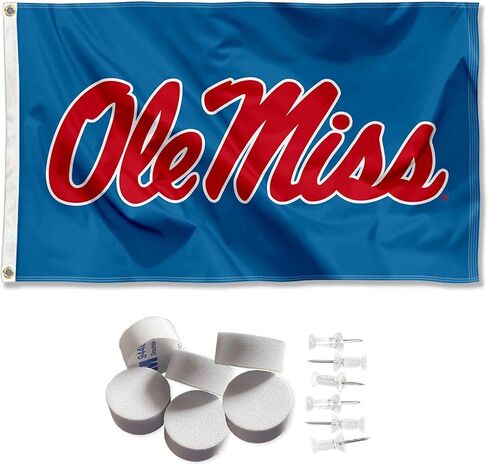 Ole Miss Banner and Tapestry Wall Tack Pads in Saudi Arabia