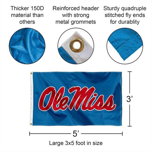 Ole Miss Banner and Tapestry Wall Tack Pads in Saudi Arabia